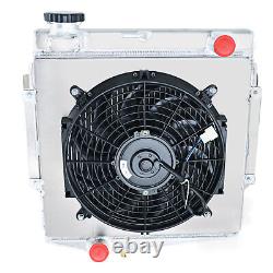 4 Row Aluminum Radiator+Shroud+ Fan For 1969-1970 Datsun 2000 Truck 2.0L l4