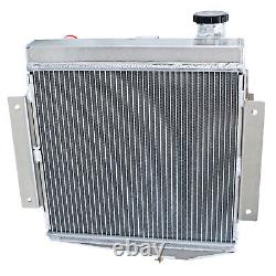 4 Row Aluminum Radiator+Shroud+ Fan For 1969-1970 Datsun 2000 Truck 2.0L l4