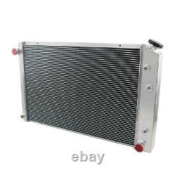 4 Row Aluminum Radiator Shroud Fan For 73-87 Chevy C/K C10 C20 C30 K10 K30 Truck