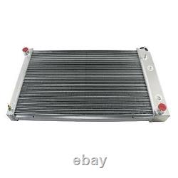 4 Row Aluminum Radiator Shroud Fan For 73-87 Chevy C/K C10 C20 C30 K10 K30 Truck