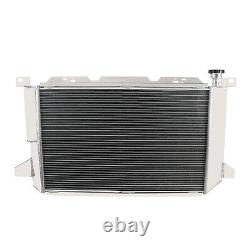 4 Row Aluminum Radiator fits 1985-97 Ford Bronco Trucks F-150 F-250 F-350 V8