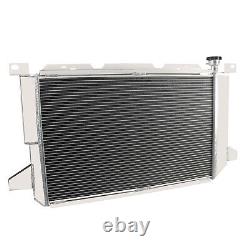 4 Row Aluminum Radiator fits 1985-97 Ford Bronco Trucks F-150 F-250 F-350 V8