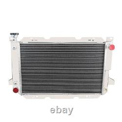 4 Row Aluminum Radiator fits 1985-97 Ford Bronco Trucks F-150 F-250 F-350 V8