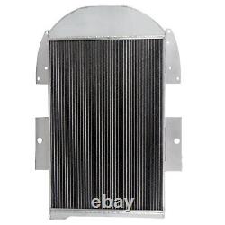 4 Row RADIATOR&SHROUD Fan Fits 1934-1936 CHEVROLET P/U SERIES TRUCK 3.4L V8