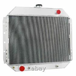 4 Row Radiator For 1966-1979 Ford F-100 F-150 F-250 F-350 Bronco Truck V8 Gas