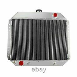 4 Row Radiator+Shroud Fan For 1966-79 67 Ford F-100 F-150 F250 F350 Bronco Truck