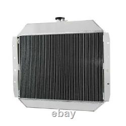 4 Row Radiator+Shroud Fan For 1966-79 67 Ford F-100 F-150 F250 F350 Bronco Truck