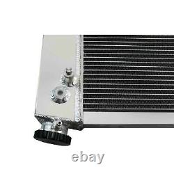 4 Row Radiator+Shroud Fan For 1967-1972 1968 GMC Chevy C/K 10,20 30 Pickup Truck