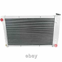 4 Row Radiator Shroud Fan For Chevy C/K C10 C20 Suburban Truck Pickup 1967-1972