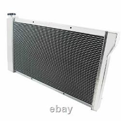 4 Row Radiator Shroud Fan For Chevy C/K C10 C20 Suburban Truck Pickup 1967-1972