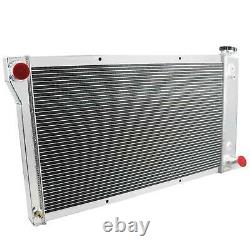 4 Row Radiator Shroud Fan Kits For 1967-72 Chevy Blazer C K-Series C10 C20 Truck