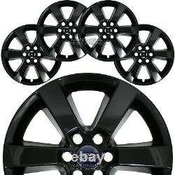 4 fit Ford F150 2015-2017 Black 20 Wheel Skins Full Alloy Rim Covers Hub Caps