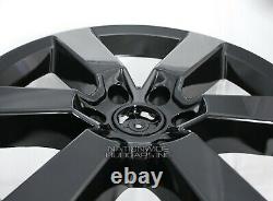 4 fit Ford F150 2015-2017 Black 20 Wheel Skins Full Alloy Rim Covers Hub Caps