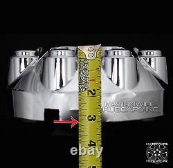 4 for 2003-14 Dodge Ram Truck 17 Chrome 8 Lug Wheel Center Hub Caps Rim Covers