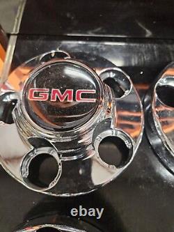 (4 pc) OEM 1988-2002 GMC Chevy Truck Van Chrome 5 lug Center Cap for 15 wheel