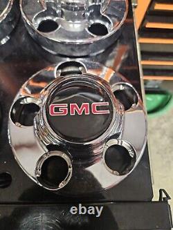 (4 pc) OEM 1988-2002 GMC Chevy Truck Van Chrome 5 lug Center Cap for 15 wheel