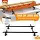 53 Adjustable Truck Cap Topper Ladder Roof Rack For Universal Truck, Black 2 Bar