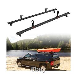 55 Truck Cap & Topper Ladder Roof Rack Adjustable Van Rack for Kayak Canoe L