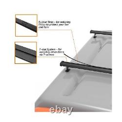 55 Truck Cap & Topper Ladder Roof Rack Adjustable Van Rack for Kayak Canoe L