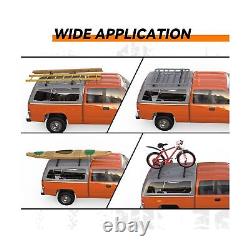 55 Truck Cap & Topper Ladder Roof Rack Adjustable Van Rack for Kayak Canoe L