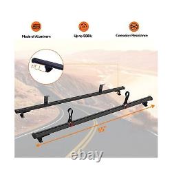 55 Truck Cap & Topper Ladder Roof Rack Adjustable Van Rack for Kayak Canoe L