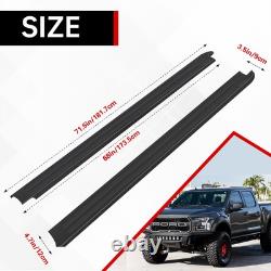 5'5ft Combination Truck Bed Rail Caps Compatible with Ford F150 2015-2020 Acc