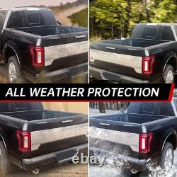5'5ft Combination Truck Bed Rail Caps Compatible with Ford F150 2015-2020 Acc