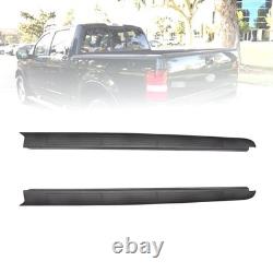 5.5in Truck Bed Rail Caps Right Left for 04-05 F150 66in Black