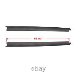 5.5in Truck Bed Rail Caps Right Left for 04-05 F150 66in Black