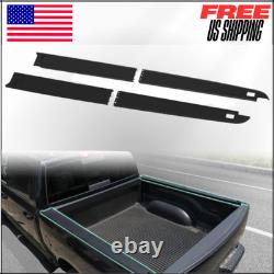 5.7' Truck Bed Rail Caps for Dodge Ram 09-18 WithStake Holes Bedrails Covers 2 Pcs