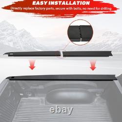 5.7' Truck Bed Rail Caps for Dodge Ram 09-18 WithStake Holes Bedrails Covers 2 Pcs