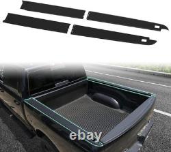 5.7ft Truck Bed Rail Caps for Dodge Ram 1500 09-18, Smooth Finish Back withStake