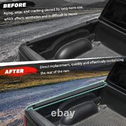 5.7ft Truck Bed Rail Caps for Dodge Ram 1500 09-18, Smooth Finish Back withStake