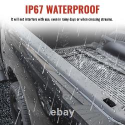 5.7ft Truck Bed Rail Caps for Dodge Ram 1500, Black Smooth Finish Side Back w