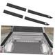 5.7ft Truck Side Bed Rail Caps For Dodge Ram 1500, Bedrails Covers Top