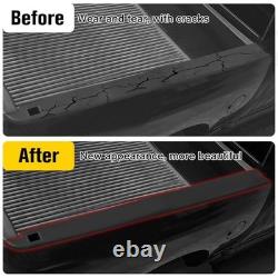 5.7ft Truck Side Bed Rail Caps for Dodge Ram 1500, Bedrails Covers Top