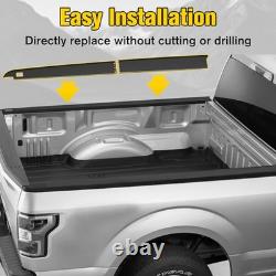 5.7ft Truck Side Bed Rail Caps for Dodge Ram 1500, Bedrails Covers Top