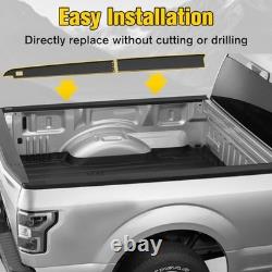 5.7ft Truck Side Bed Rail Caps for Dodge Ram 1500, Bedrails Covers Top