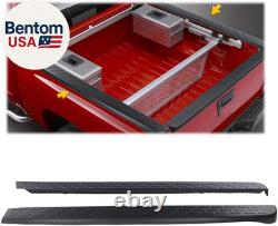 5´8 Truck Bed Rail Caps Cover Compatible with Chevy Silverado 1500 2007-2013 Pa