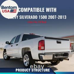 5´8 Truck Bed Rail Caps Cover Compatible with Chevy Silverado 1500 2007-2013 Pa