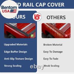 5´8 Truck Bed Rail Caps Cover Compatible with Chevy Silverado 1500 2007-2013 Pa