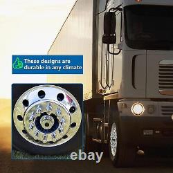 60PCS Cylinder Lug Nut Covers 33mm Thread-on Nut Cover Caps for Semi Trucks