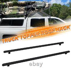 60Truck Cap&Topper Ladder Roof Rack Adjustable Van Rack for Kayak Canoe Lumber