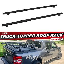 60Truck Cap&Topper Ladder Roof Rack Adjustable Van Rack for Kayak Canoe Lumber