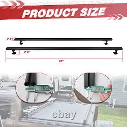 60Truck Cap&Topper Ladder Roof Rack Adjustable Van Rack for Kayak Canoe Lumber