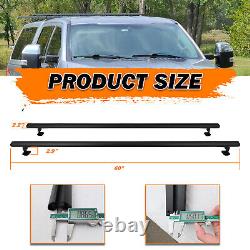 60Truck Cap&Topper Ladder Roof Rack Adjustable Van Rack for Kayak Canoe Lumber