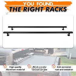 60Truck Cap&Topper Ladder Roof Rack Adjustable Van Rack for Kayak Canoe Lumber
