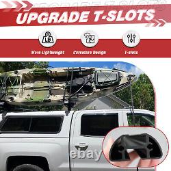 60Truck Cap&Topper Ladder Roof Rack Adjustable Van Rack for Kayak Canoe Lumber