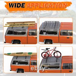 60Truck Cap&Topper Ladder Roof Rack Adjustable Van Rack for Kayak Canoe Lumber