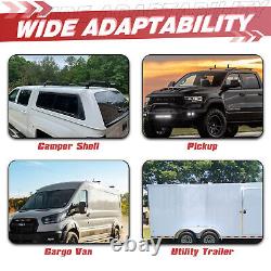 60Truck Cap&Topper Ladder Roof Rack Adjustable Van Rack for Kayak Canoe Lumber